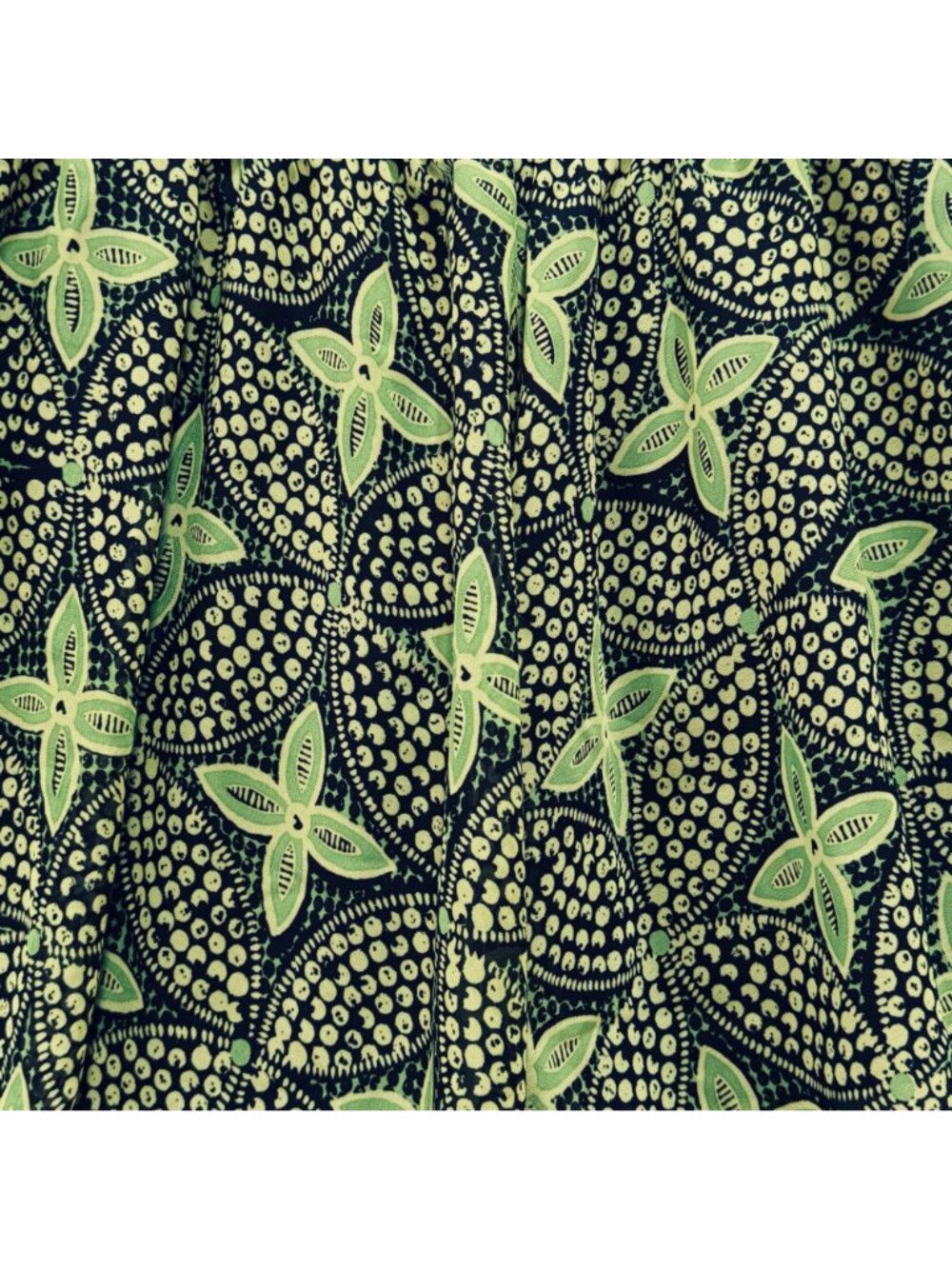 Vintage Mossimo Chartreuse and Black Floral Mini Skirt Size S Whimsygoth Fairy - Picture 2 of 9